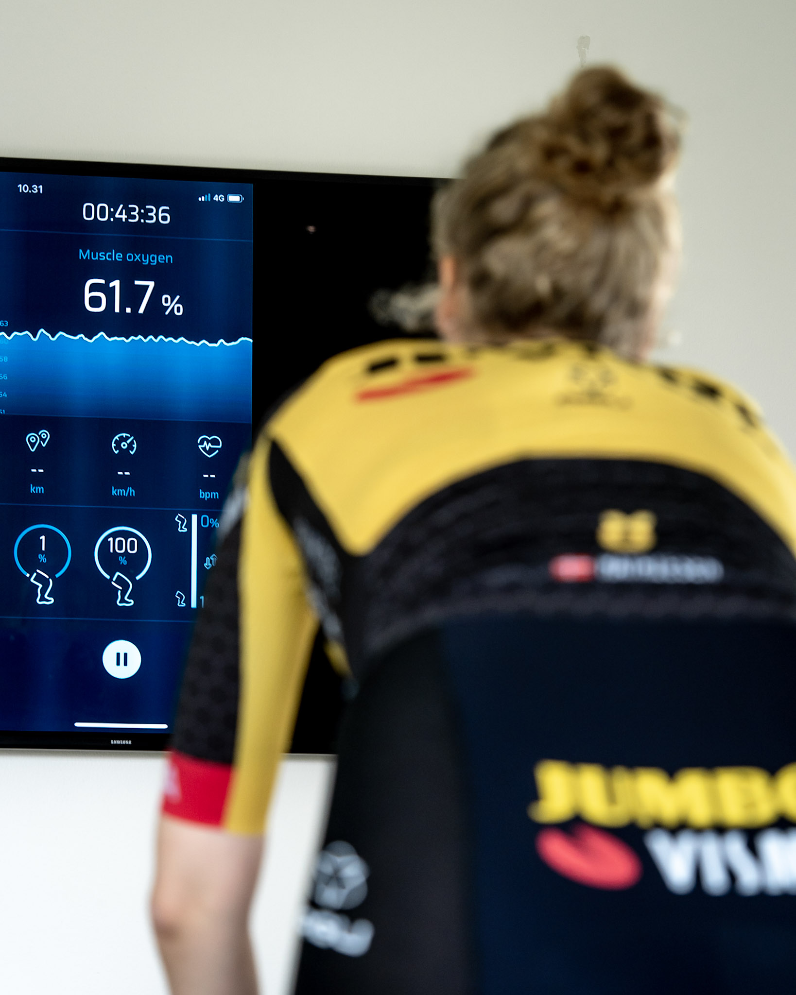 Warming up: Cycling intervals